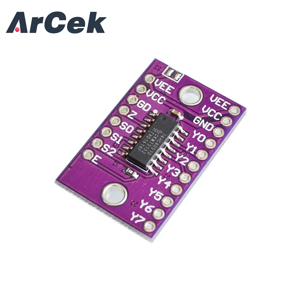 74HC4051 CD4051 Single 8-channel Digitally Controlled Electronic Switch Multiplexers