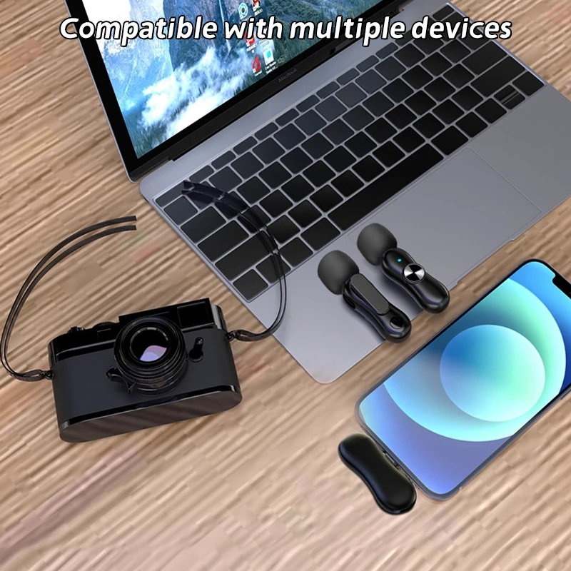 تتدفق بحرية مع ميكروفون Lavalier اللاسلكي المحمول الذي يعمل على YouTube وFacebook. #5