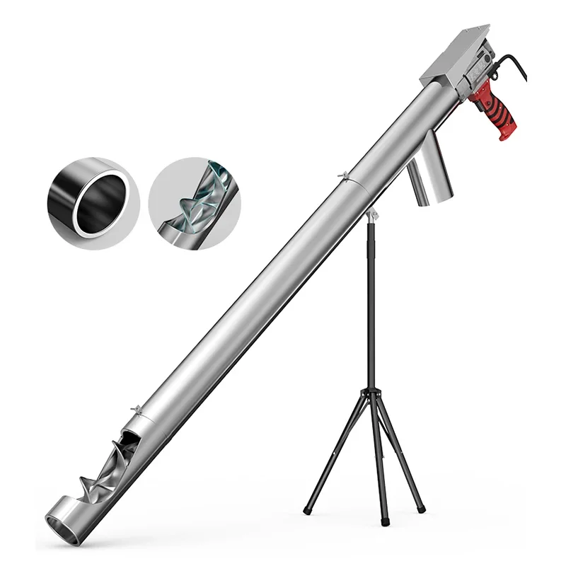 商業穀物吸引機高吸引トラック搭載飼料積載機ねじりスクリューコンベヤ