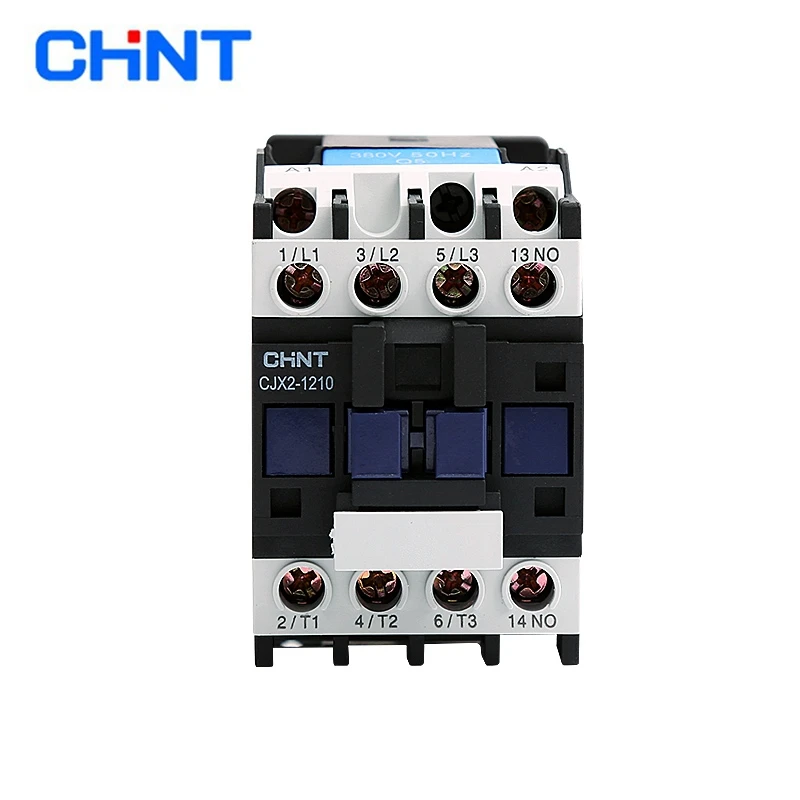 Original CHINT CJX2-1210 AC Contactor 1NO 12A Coil Voltage 380V 220V 110V 36V 24V LC1-D