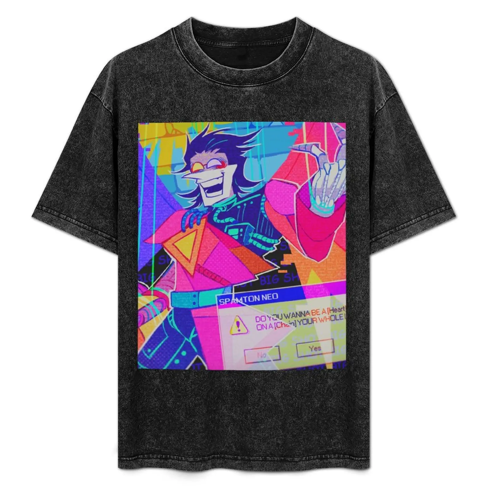 

Spamton Neo Deltarune Graphic T-Shirt Novelty Print Casual Tee Shirt