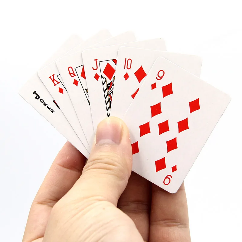 New Mini Cute Poker Cards - Playing Game - Creative Child Gift - Outdoor Climbing Travel Accessories - 5.3*3.8cm