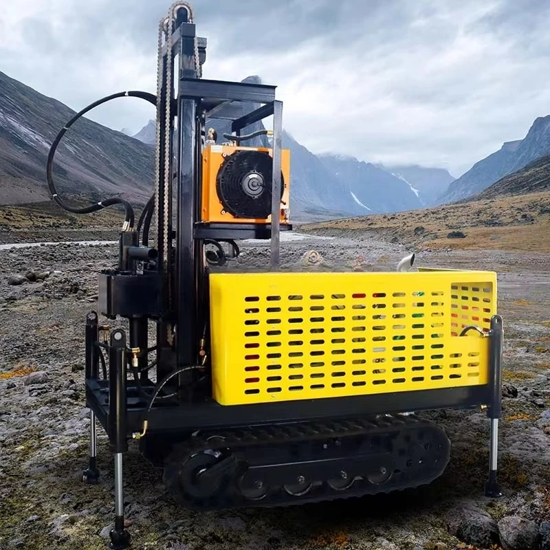 آلة الحفر المحمولة 100 متر جهاز حفر آبار المياه الصغيرة البناء آلة حفر آبار المياه المحمولة المورد