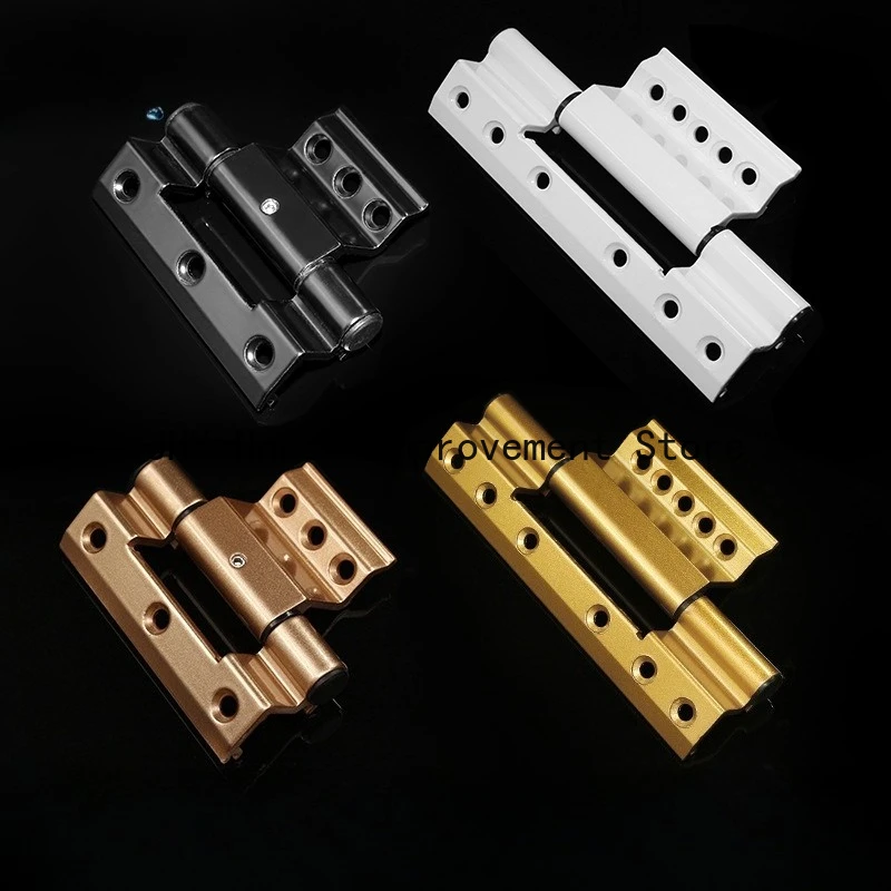 1PCS Aluminum Alloy Heavy-duty Three Wing Bridge Cutoff Aluminum Door and Window Hinge Hardware Accessories