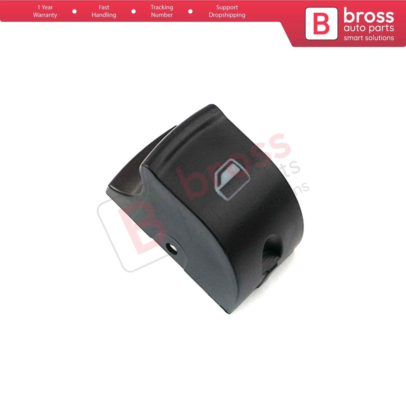 Bross Auto Parts BDP560 1 Piece Passenger Windows Control Switch Button Cap Cover 4F0959855 For Audi A3 8P A6 4F C6 Q7 4L