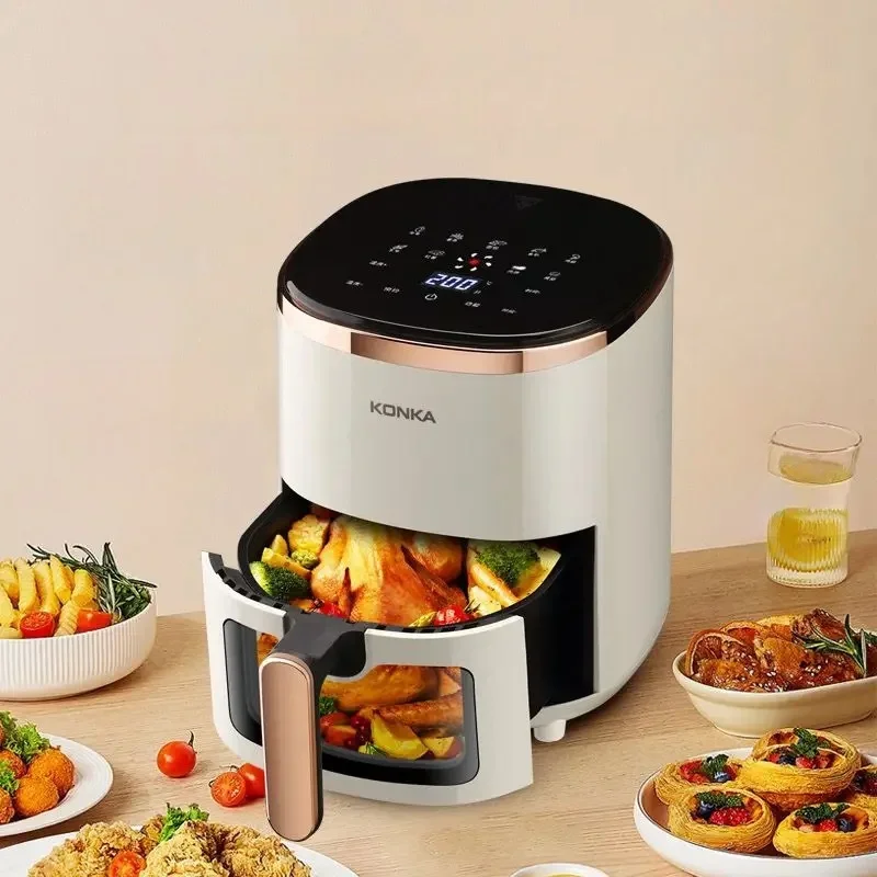 air fryer household large-capacity oil-free smart scheduled scheduled visual fully automatic electric fryer  air fryer