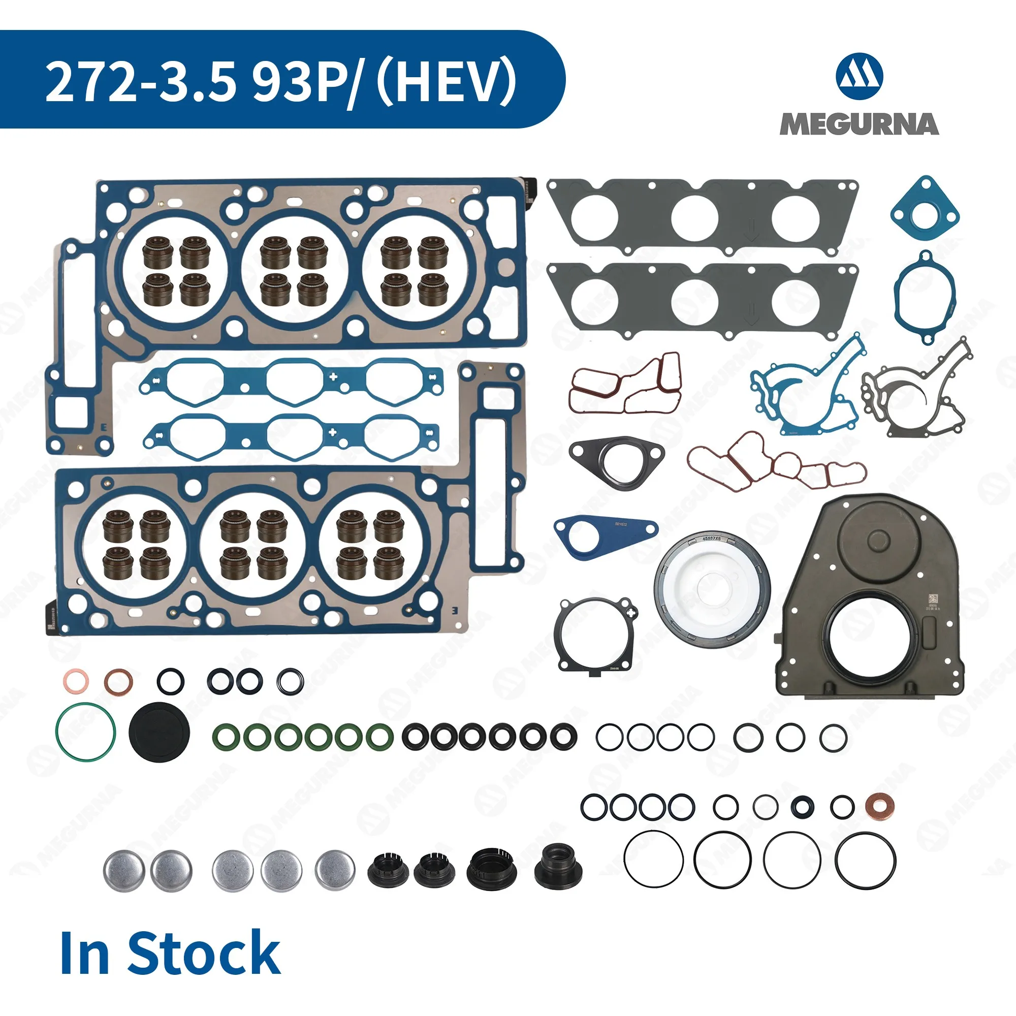 

Engine parts Rebuild Overhaul Kit Full Cylinder Head Gasket Seal Set for Mercedes Benz M272.974 HEV 3.5 L S-Class W221