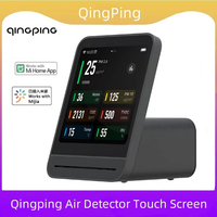 Qingping Smart Air Detector Temperature Humidity Sensor CO2 PM2.5 Quality Monitor Touch Screen Control Work With Mijia