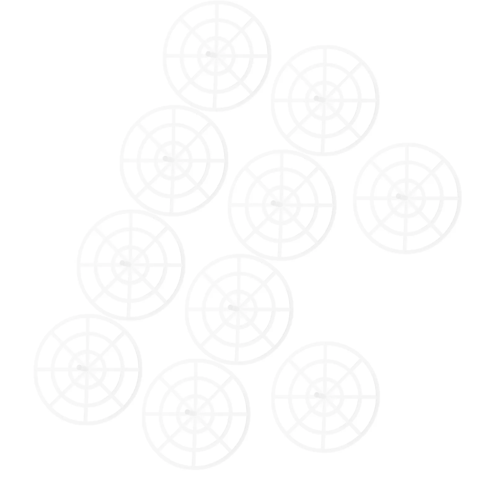 

10Pcs Pickle Jar Press Plates Plastic Mesh Fermenting Weight Plate Unique Grid Design for Pickling Vegetables Fermentation