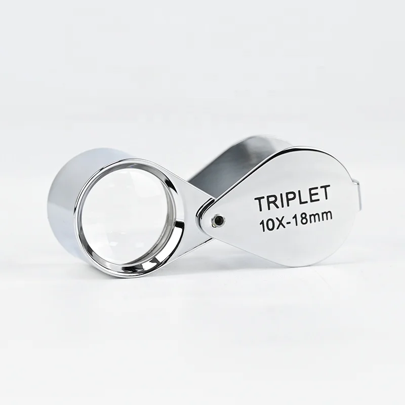 

Top Selling Best Price High Quality LPM-5032A Silver Color Hand Loupe 10x - 18mm