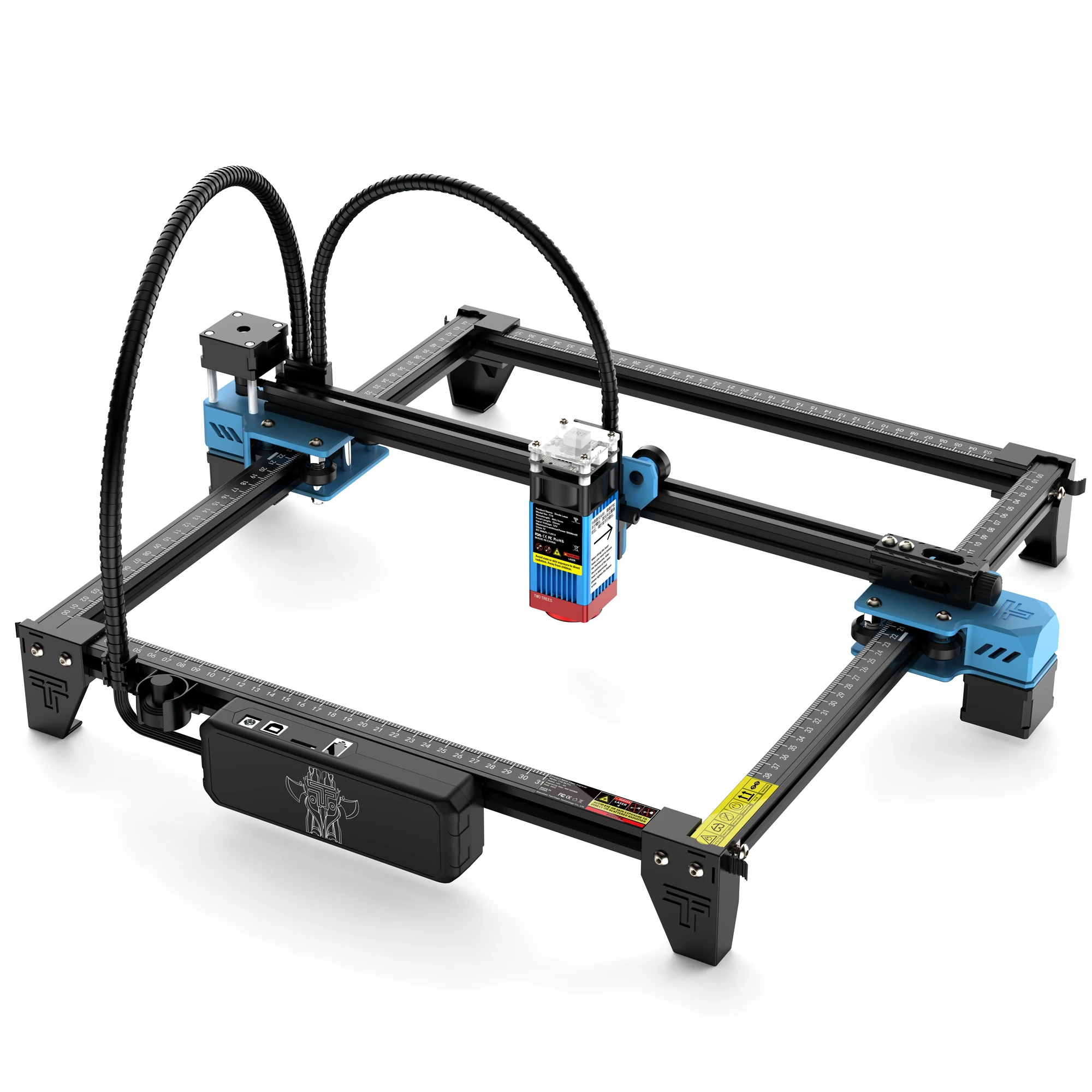 Twotrees TTS-55 40W Lasergraviermaschine DIY Rahmen Schneller, hochpräziser Schnitt für Metall Holz Edelstahlschneider TTTS-10 PRO