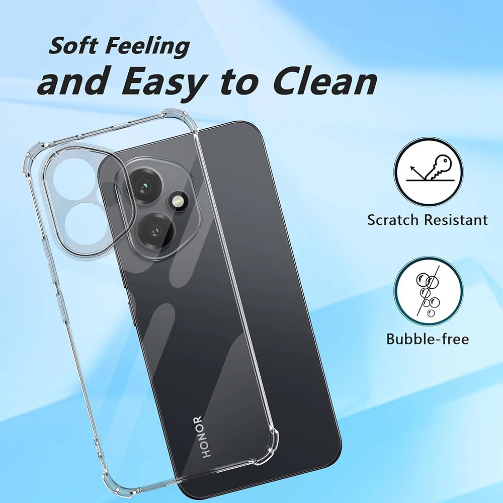 

3D Airbag Shockproof Silicone Soft Case For Huawei Honor 400 200 90 70 50 Lite Pro Transparent Back Back Cover Honor400 Shell