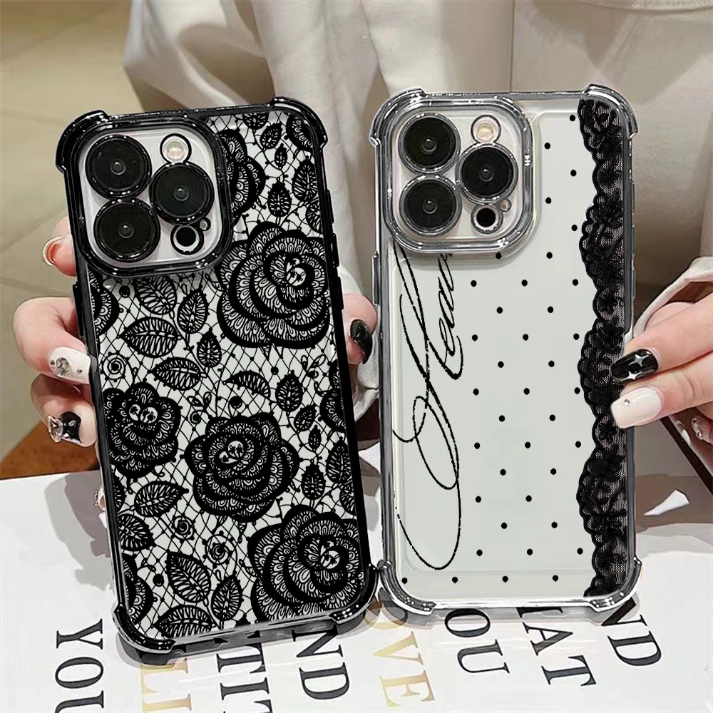 Polka dot lace Plating Phone C - Phone Cases 评论和价格
