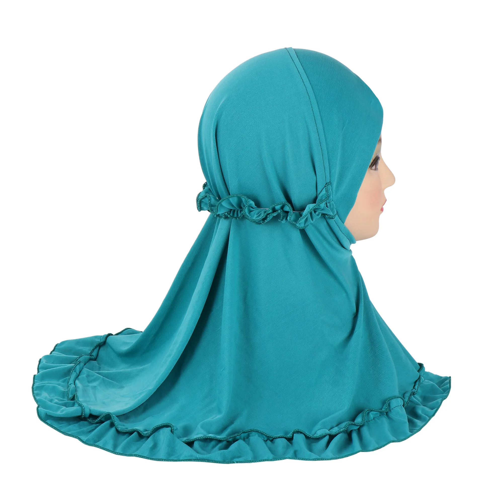 Kinder Mädchen Hijab Muslim Amira Islamischer Schal Einteiler Turban Hut Untertuch Instant Ready To Wear Kopfwickel Schal Ramadan Arabisch