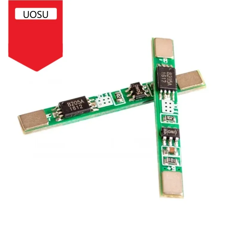 10pcs 1S 3.7V 3A li-ion BMS PCM battery protection board pcm for 18650 lithium ion li battery