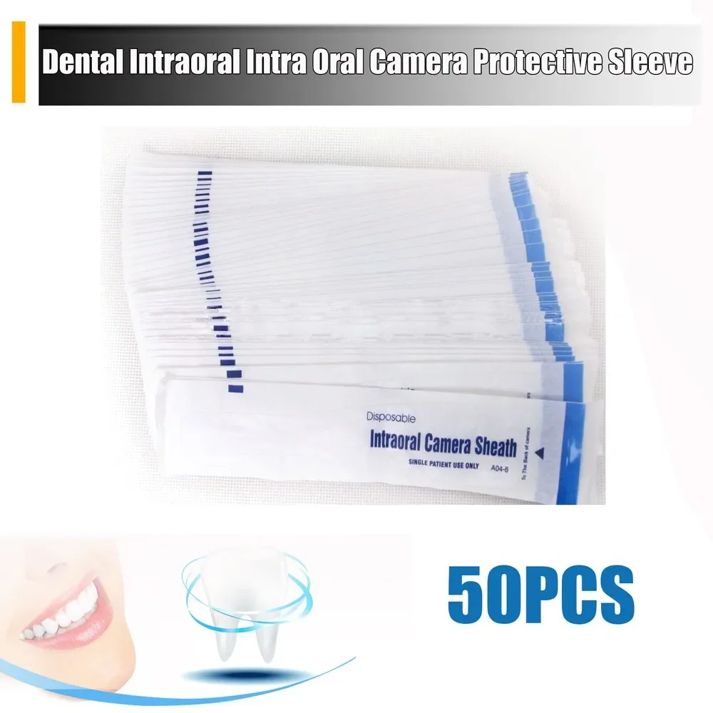 

New 50-Pack Dental Camera Sheaths Intraoral Mouth Mirror Disposable Cover Sleeve