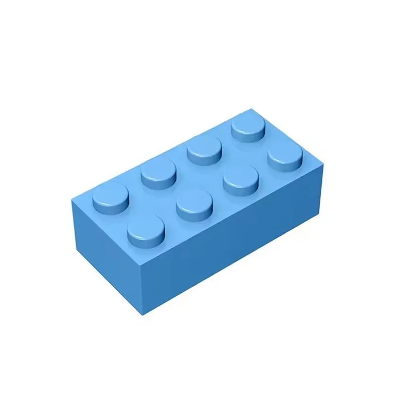 50 Stück 3001 2x4 Bausteine, modulare GBC-Spielzeugbausteine in Großpackung für technische MOC-Spiele, kompatible Geschenke, Vent – Detail 9