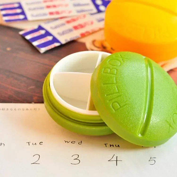 1pc Pill Cases Portable Travel 4/6-Slot Medical Pill Box Holder Medicine Case Drug Storage New Compartment Travel Pill Box