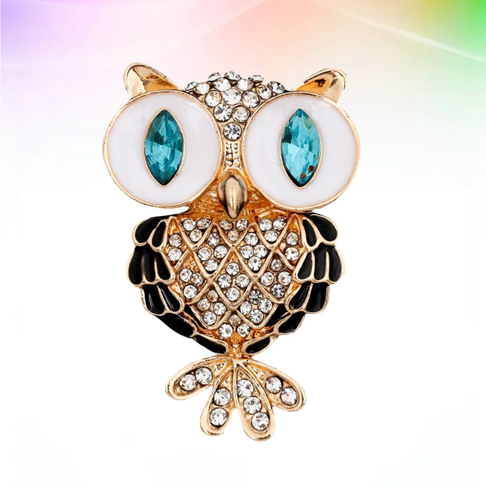 

Car Aromatherapy Metal Perfume Owl Shape Air Vent Diffuser Colorful Rhinestone Solid Perfume Clip Vehicle Interior Decoration
