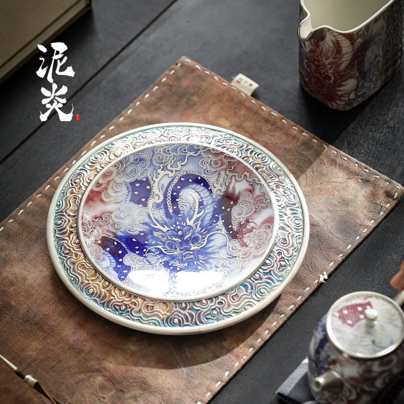CX Longteng Sihai pot bearing teapot pad pot dragging lid bowl holder tea room ornament 4