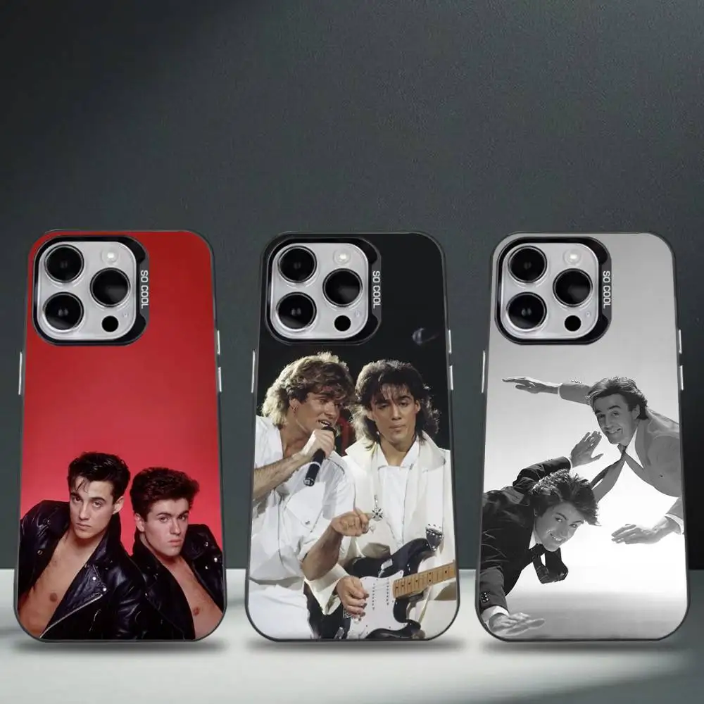 

W-WHAM Phone Case For iPhone 16,15,14,13,12,11,8,7,Pro,Max,Plus,Mini,XS,SE Anti Fall Black Matte Hard