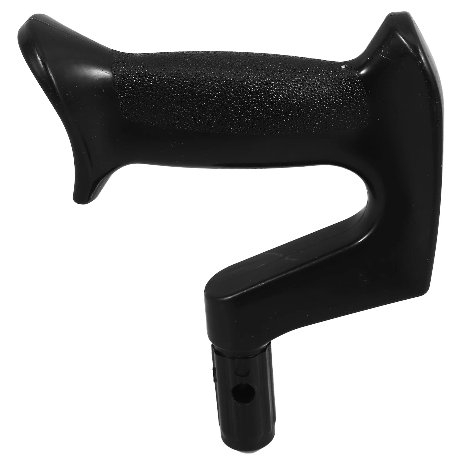 

Bow Shaped Cane Handle Ergonomic Grip Durable Material Replaceable Head Stability Walking Aid Health Care Accessories