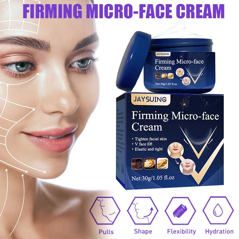 

V Shape Slimming Cream Removal Double Chin Masseter Muscle Face Fat Burning Fade Neck Lines Moisturizing Anti-aging Products