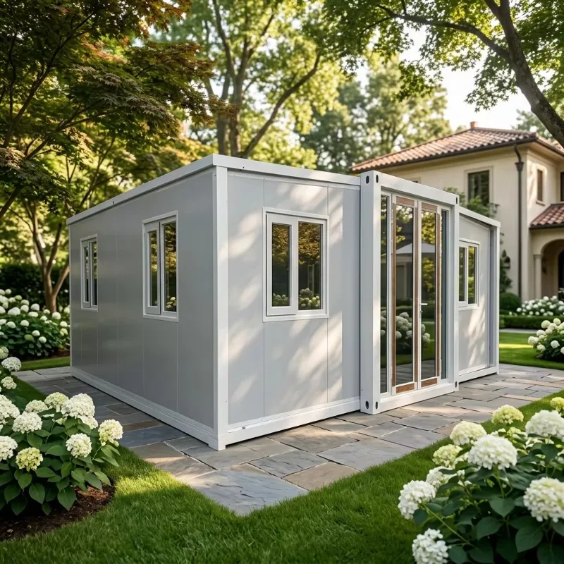 Modern Contemporary Breathable Small-Sized Prefabricated Insulated And Expandable Container House