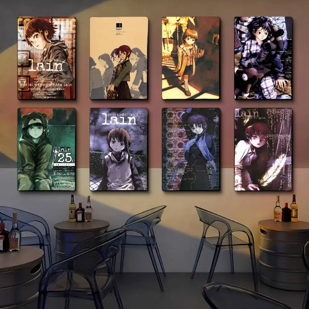 Anime S-Serial E-Experiments L-lain Wall Art Prints Canvas Painting Poster Picture For Office Living Room Home Decor