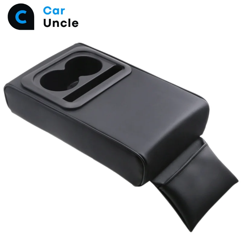 Car Armrest Box Pad Height Increasing Elbow Support Universal Central Armrest Anti-Fatigue With Cup Holder Arm Rest Storager Box