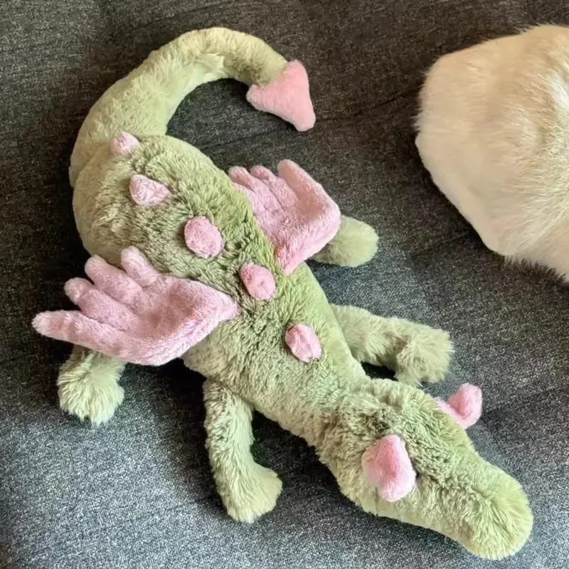 Original JELLYCAT Katze 60 cm Matcha Kirschdrache Baby Puppe Schlafzimmer Kissen Katze Und Hund Spielen Mit Plüsch Spielzeug Haustier urlaub Geschenk