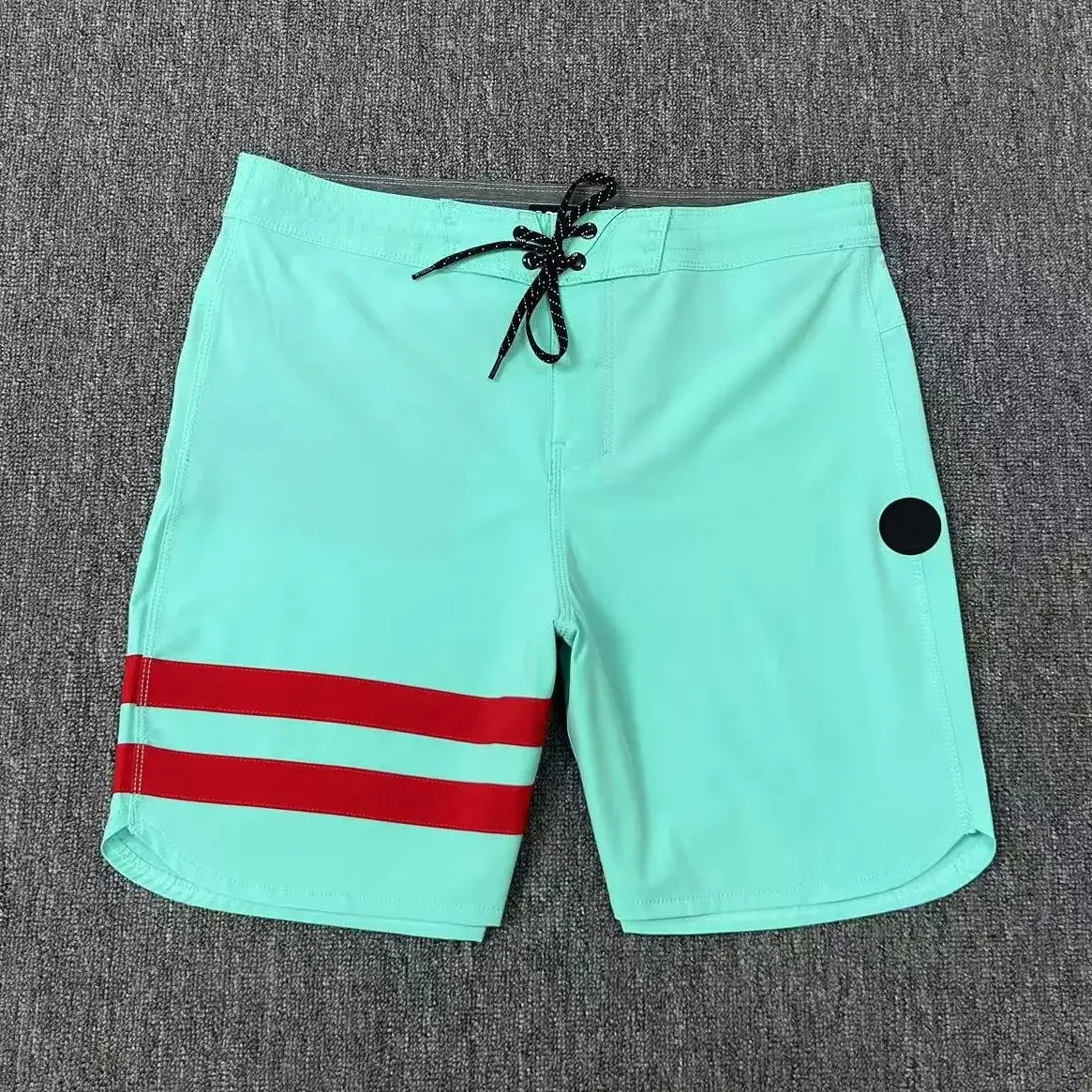 Pantaloncini da spiaggia da surf professionali da uomo Bermuda in vita regolabile Pantaloncini da surf elasticizzati a 4 vie impermeabili Pantaloncini da surf ad asciugatura rapida