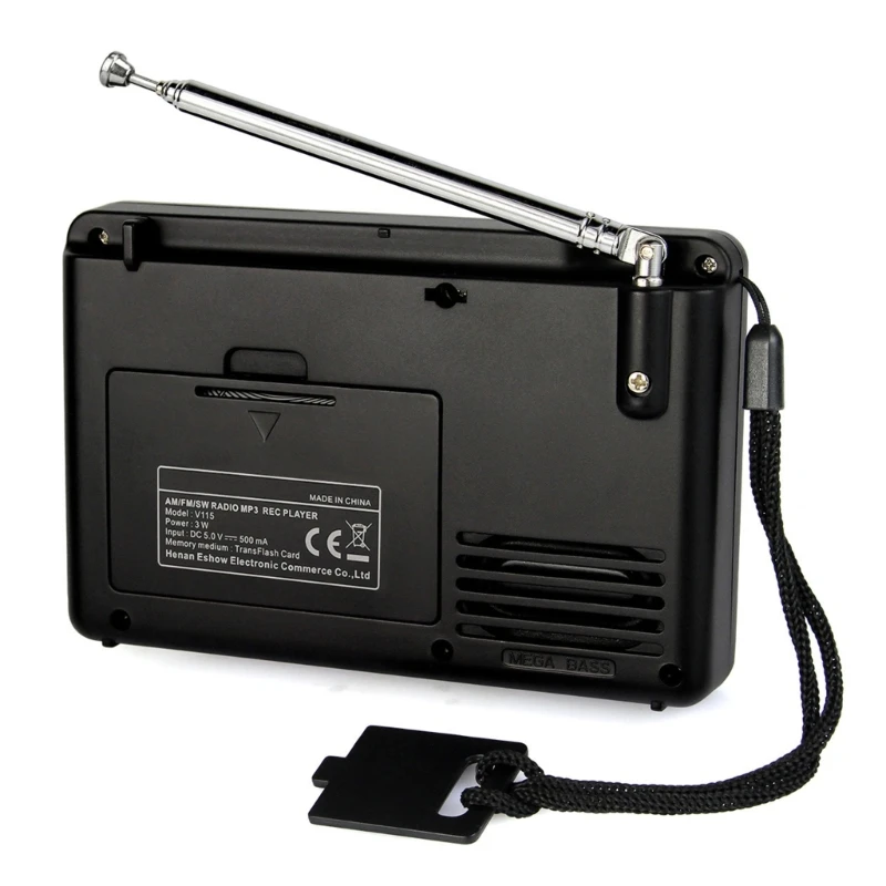 M17B V115 Radio bolsillo Bandas onda completas Radio Audios claros Recepción