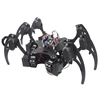 18 DOF アルミヘキサポッドスパイダーブラケット 6 3 DOF 脚ロボットフレームキットボールベアリング付き完全にプログラマブルロボット DIY キット 3