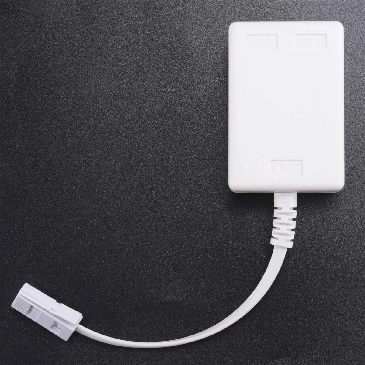 BT Plug To ADSL RJ11 Broadband Internet Microfilter Splitter 2 Pack, BT Male To BT & RJ11 Female for Landline Modem