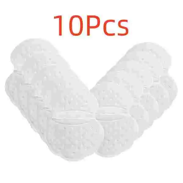 Almohadillas desechables para el sudor, 10 piezas, parche absorbente de sudor, desodorantes de verano, almohadillas no tejidas, transpirables, ultrafinas