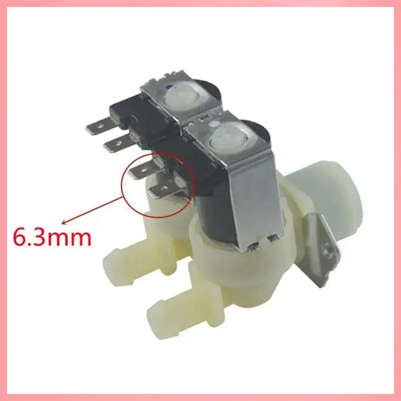 L65A-Drum Washing Machine Inlet Water Valve Dual Heads Inlet Magnetic Valve For  Cylinder Washing Machine FPS