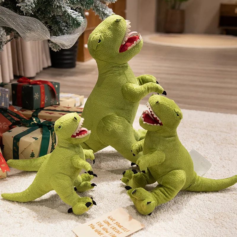 Dinosaurus Knuffel Cartoon Dier Velociraptor Brontosaurus Triceratops Tyrannosaurus Rex Gevulde Pop Kinderen Creatieve Geschenken