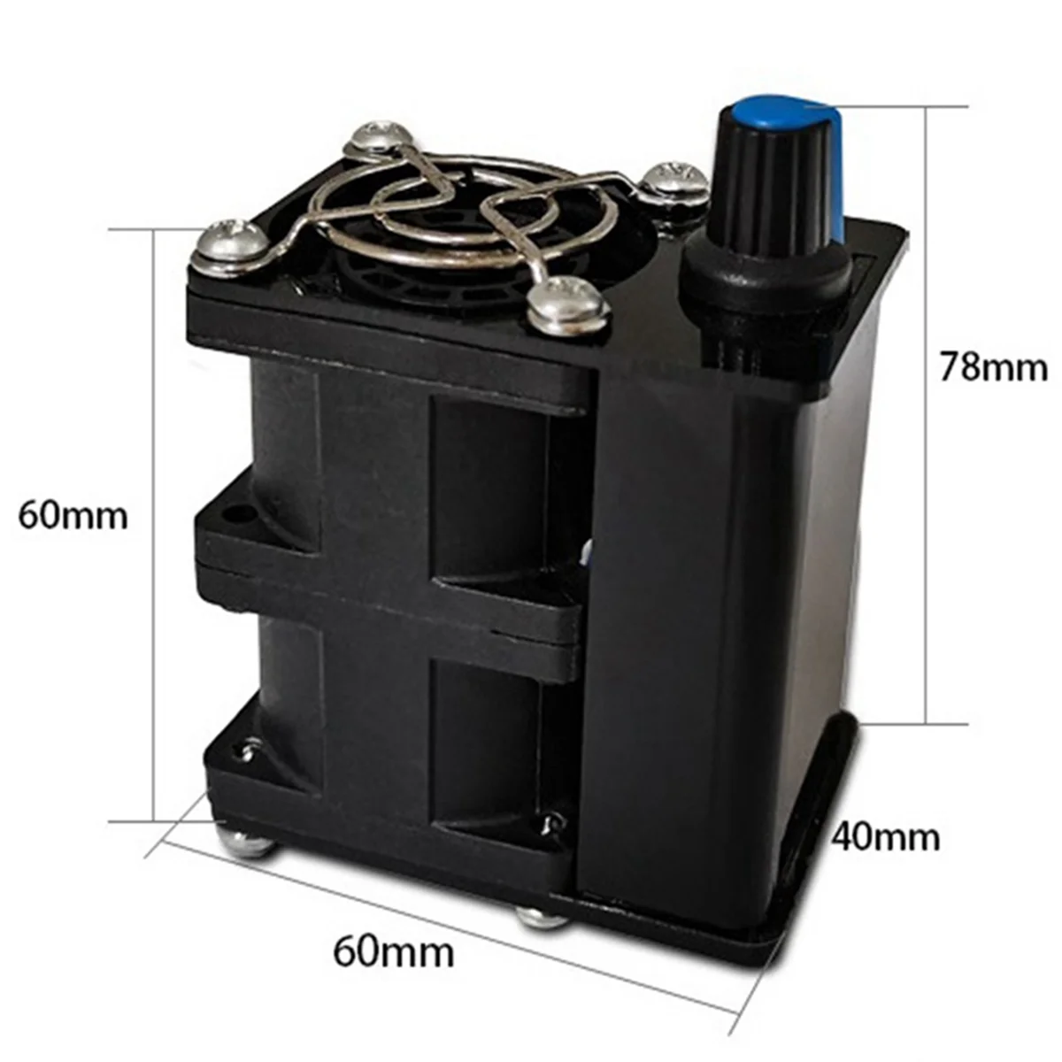 N16R Powerful Fan with Black Case Control Module Violent Fan Finished Cooling Blowing Soldering and Smoke Exhaust Module