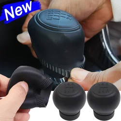 Car Manual Gear Shifter Sleeve Silicone Round Gear Head Cover Dustproof Waterproof Universal Non-slip Manual Shifter
