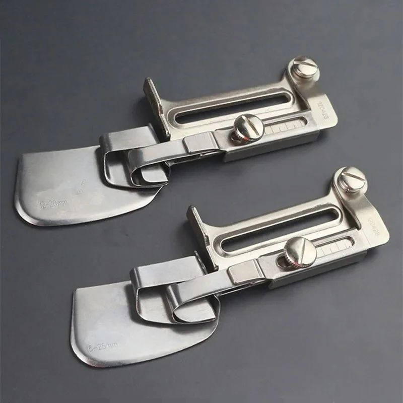 Adjustable Hemming Roller Crimping Folder Binder Presser Foot For Domestic Of Flat Car Industrial Sewing Machine Accessories image 2