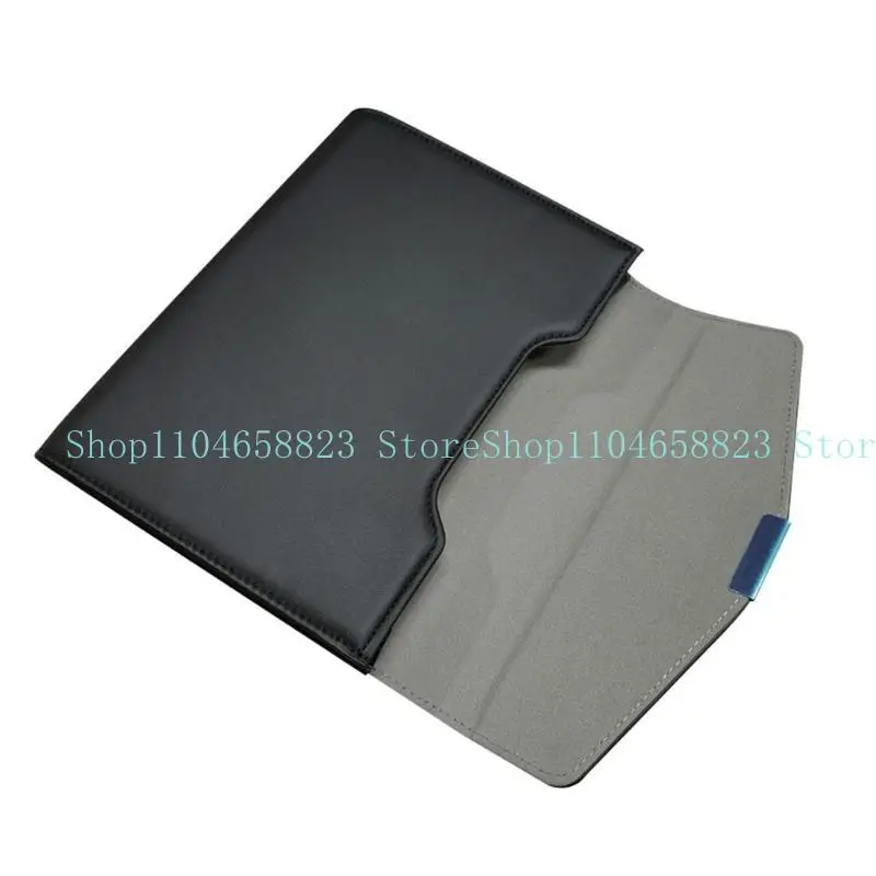 

652F Элегантный кожаный ноутбук в рукав для кармана 3 кармана4 мини -компьютеры Shockpereploy Styless & Durability Sag для