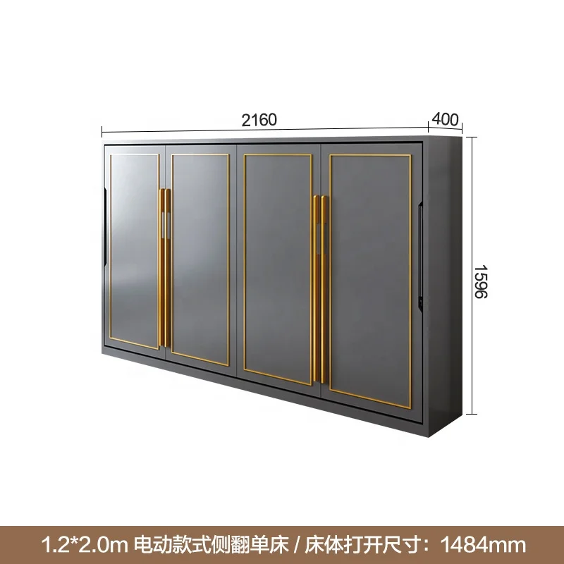 for HOT SALE Hidden bed folding bedroom wardrobe