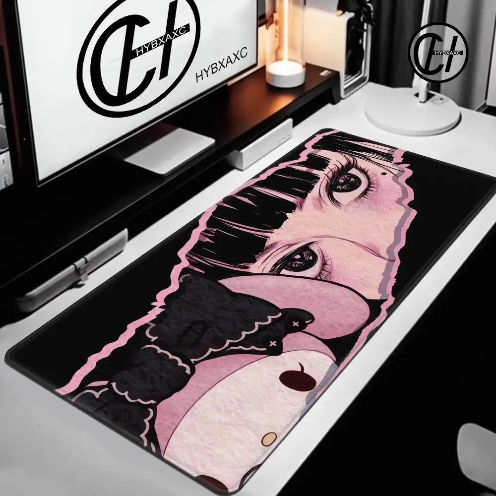 

Computer Accessories Kuromi Table Mat Purple Mousepad Company Keyboard Pad Gaming Mouse Pad Anime Game Mats Pc Gamer Girl Desk