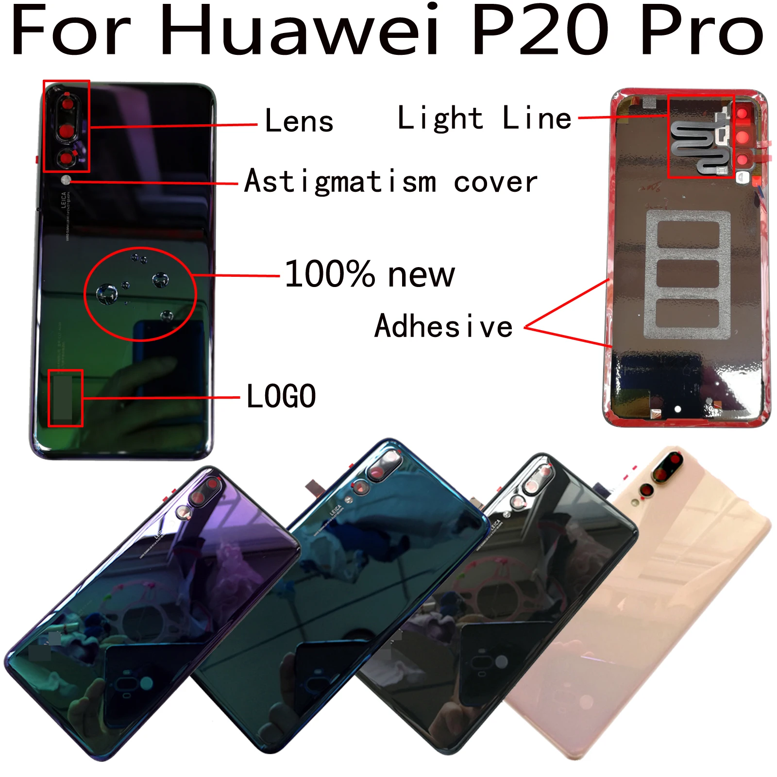 

Задняя крышка батарейного отсека для Huawei P20 Pro