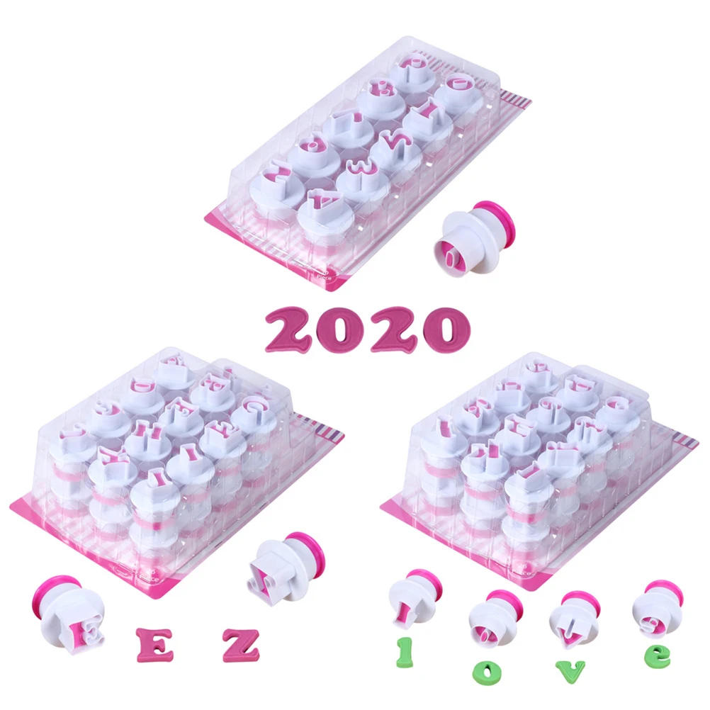 

1 Set 26 Letters Spring Biscuit Cutters Creative Fondant Cookie Molds Pressure Cutting Tool For Baking Dough Cheese Chocolate