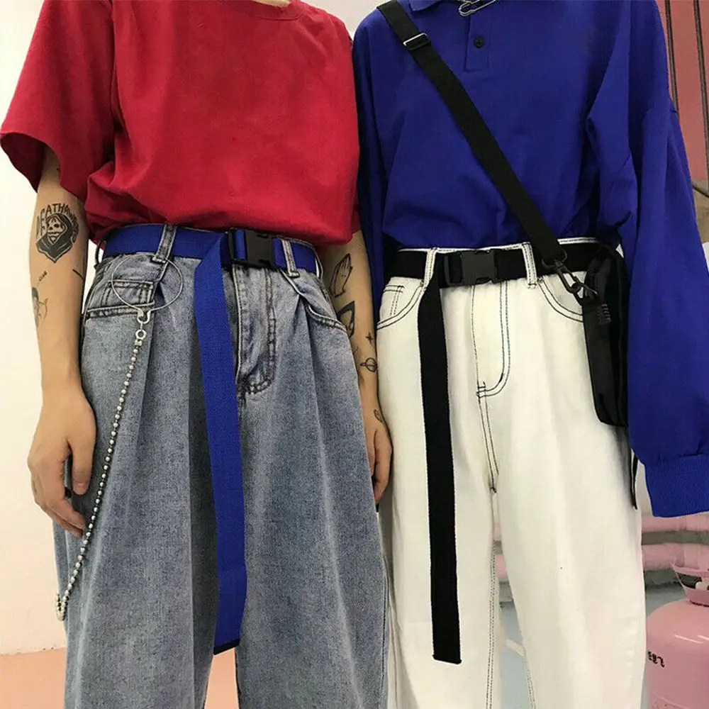 Vrouwen Mode Accessoires Nylon Canvas Multi-Color Canvas Riem Taille Riem Verstelbare Riem Plastic Riem Gesp