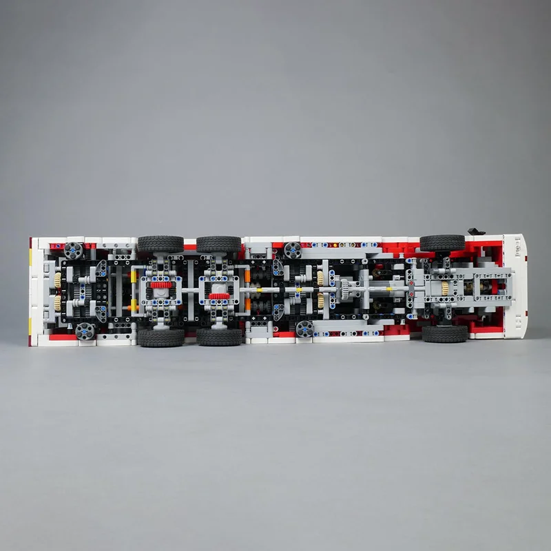 3502 stücke MOC Feuerwehrauto Technische Modell Bausteine Bau Montieren Weihnachten Geschenke Kreative Spielzeug Idee Ziegel Geburtstag