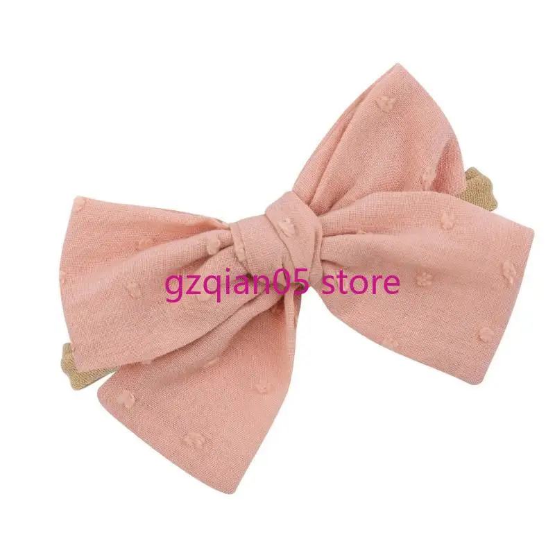 

N7ME Baby Headband Newborns Elastic Headwear For Girls Infant Sweet Bowknot Headgear