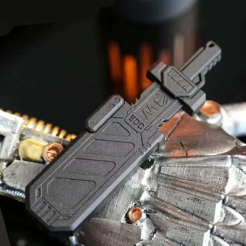 Miecz dzielący EDC Fidget Magnetyczna Karta Push Mechaniczny Suwak Płyta Pushing Haptyczna Zabawka Sensoryczna Metalowa Zabawka Antystresowa